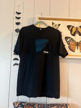 Seal Line Beach logo black Graphic Crewneck T-Shirt
